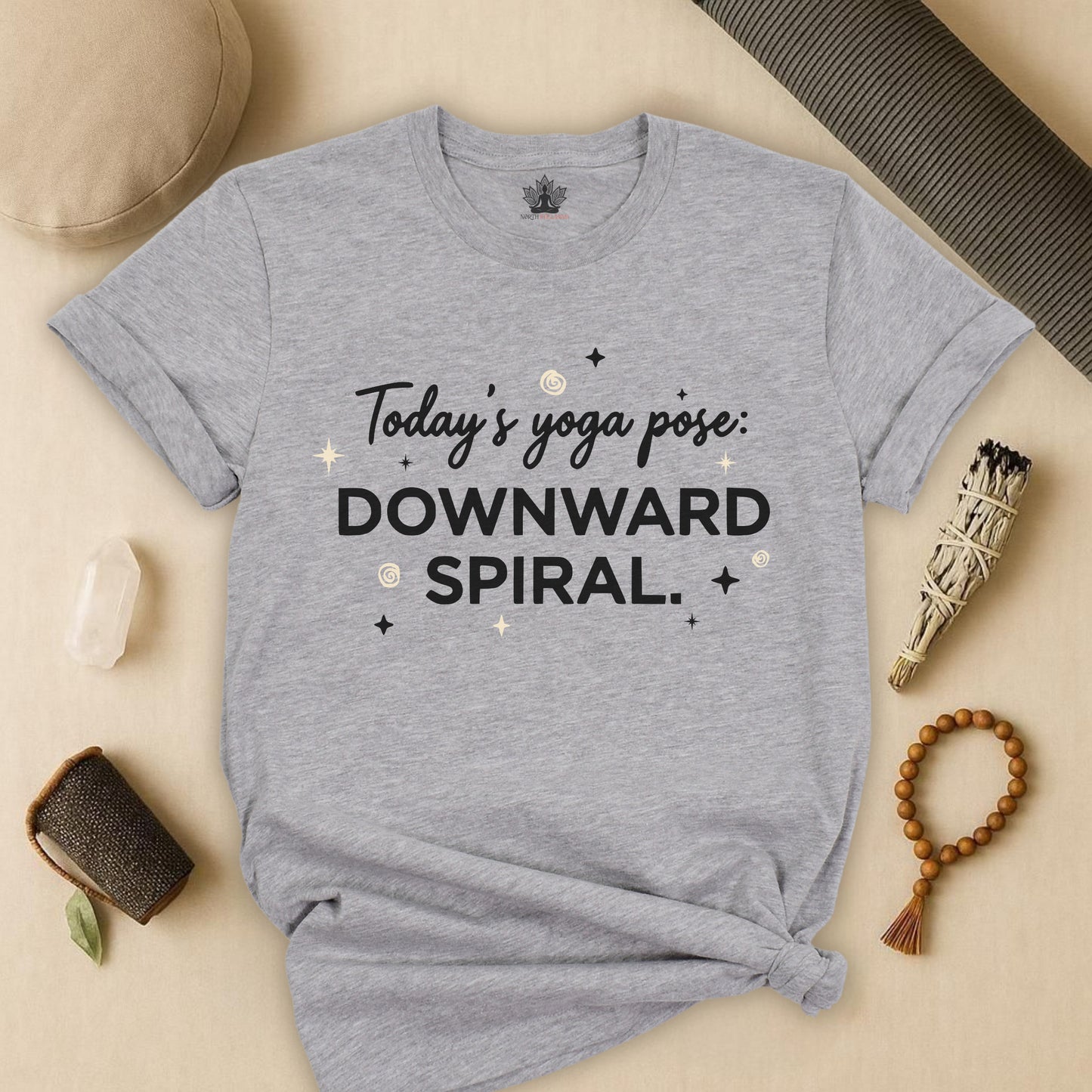 Today's Yoga Pose - Downward Spiral Tee