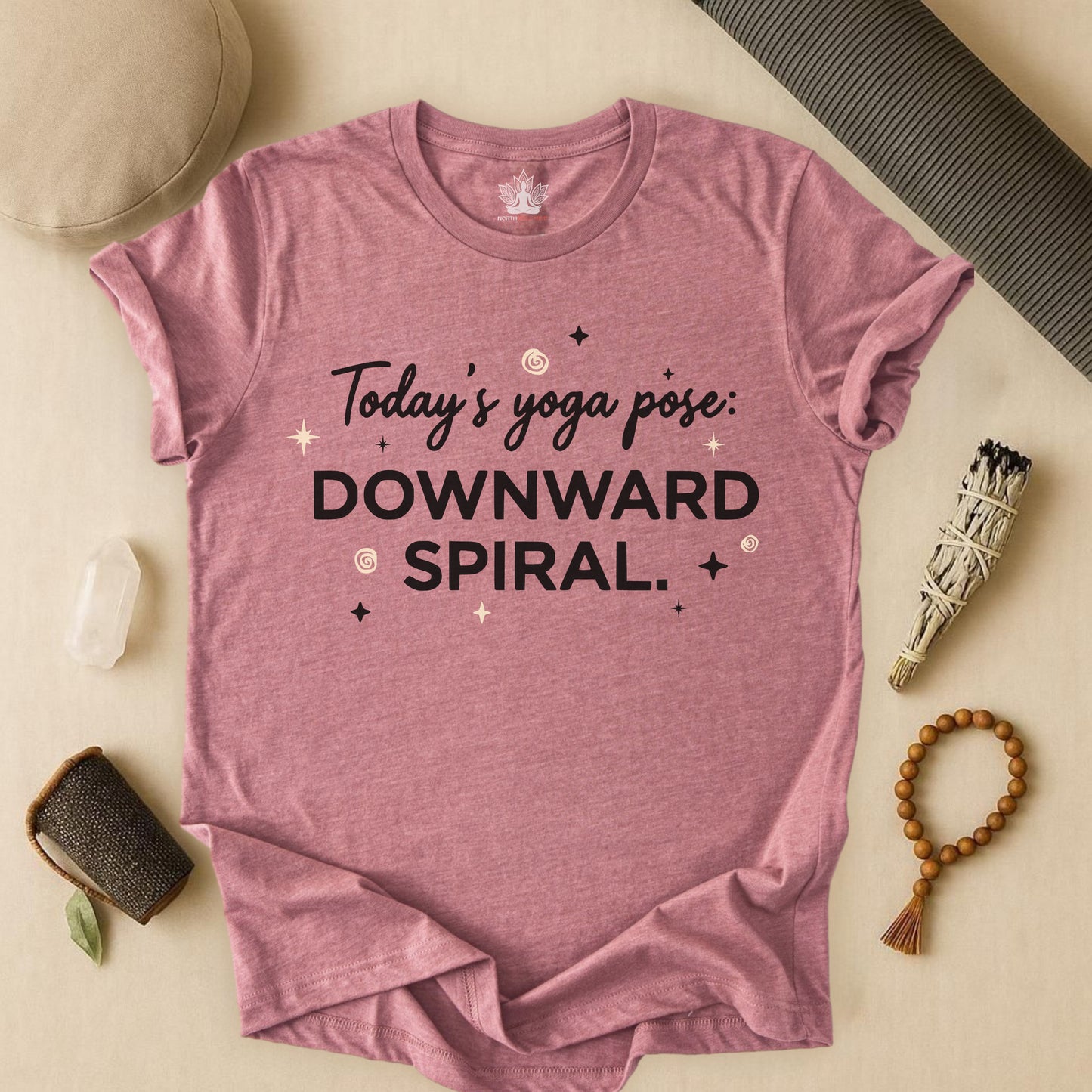 Today's Yoga Pose - Downward Spiral Tee