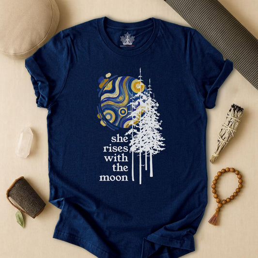 She Rises With The Moon Tee