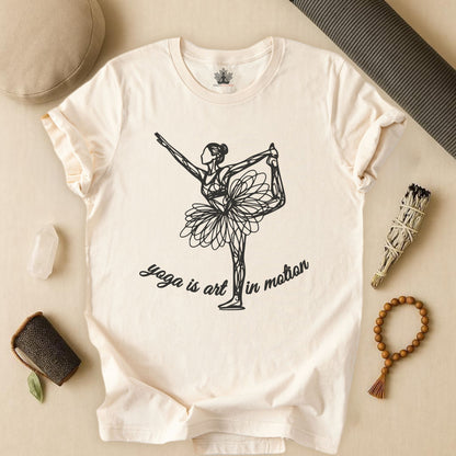 Yoga Is Art In Motion Tee