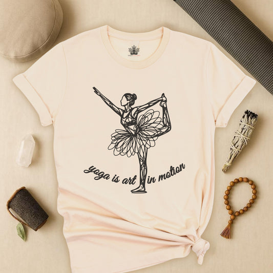Yoga Is Art In Motion Tee