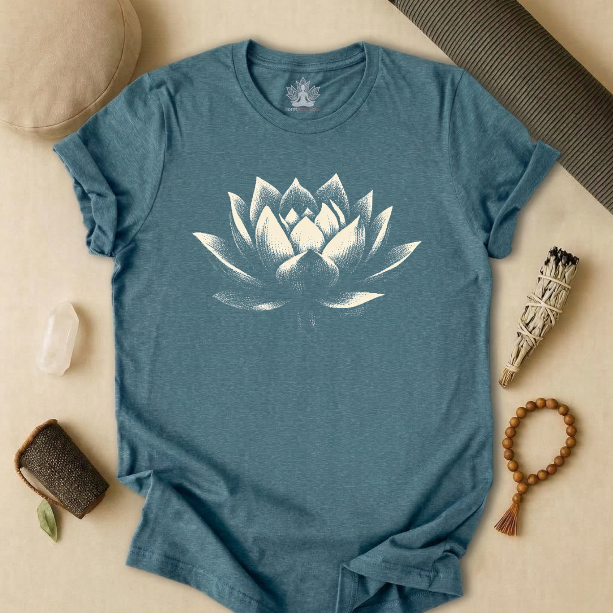 Lotus Shadow Art Tee