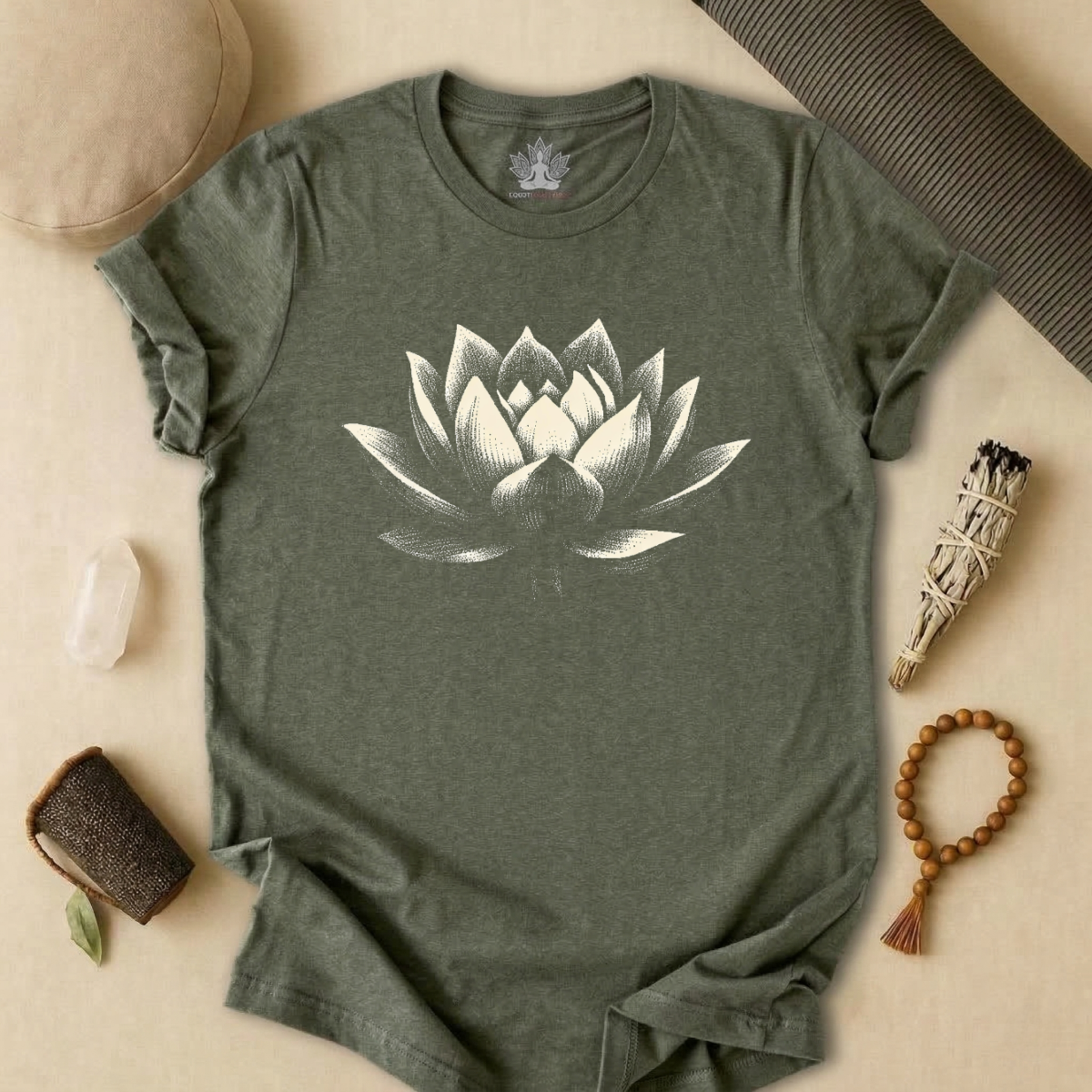 Lotus Shadow Art Tee
