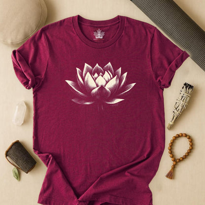 Lotus Shadow Art Tee
