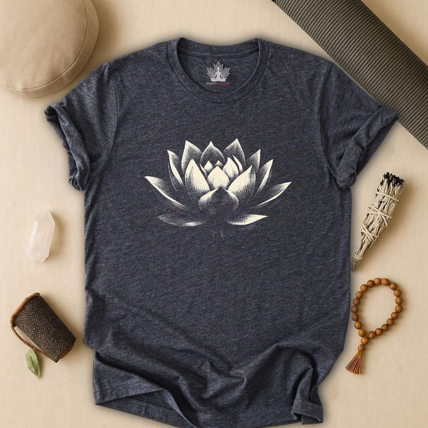 Lotus Shadow Art Tee