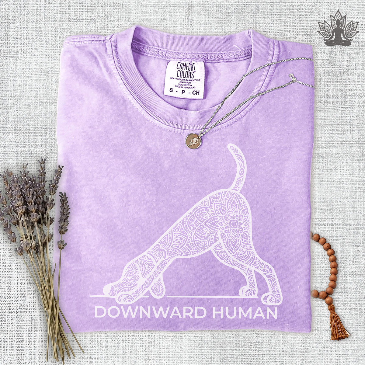 Downward Human Comfort Colors Tee