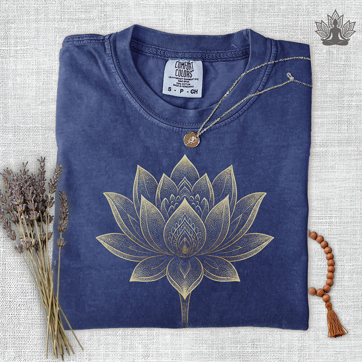 Golden Lotus Comfort Colors Tee