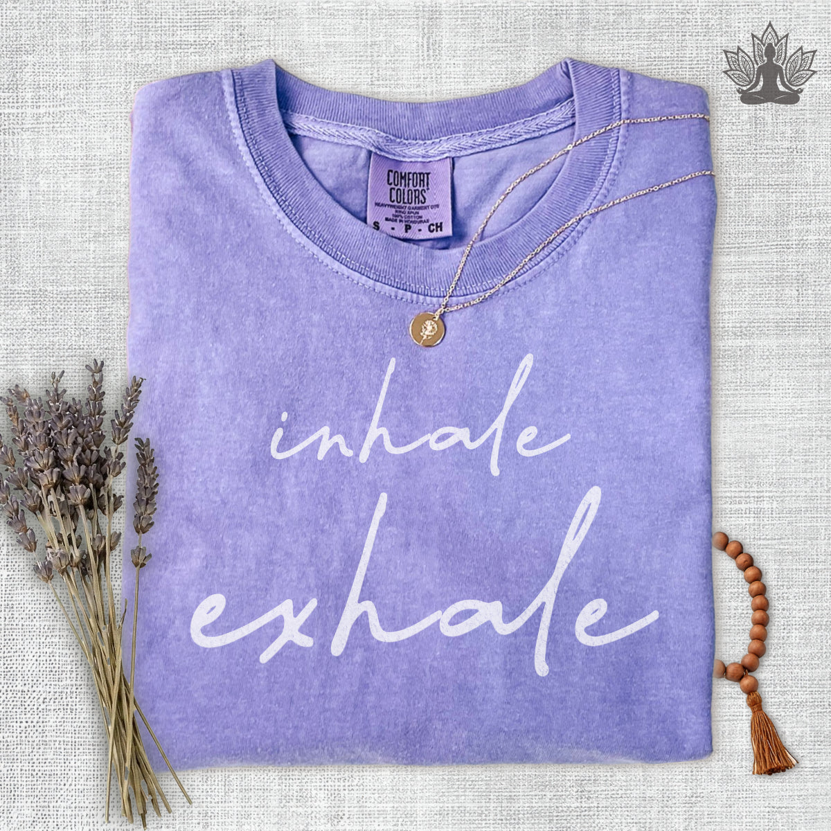 Inhale Exhale Comfort Colors Tee