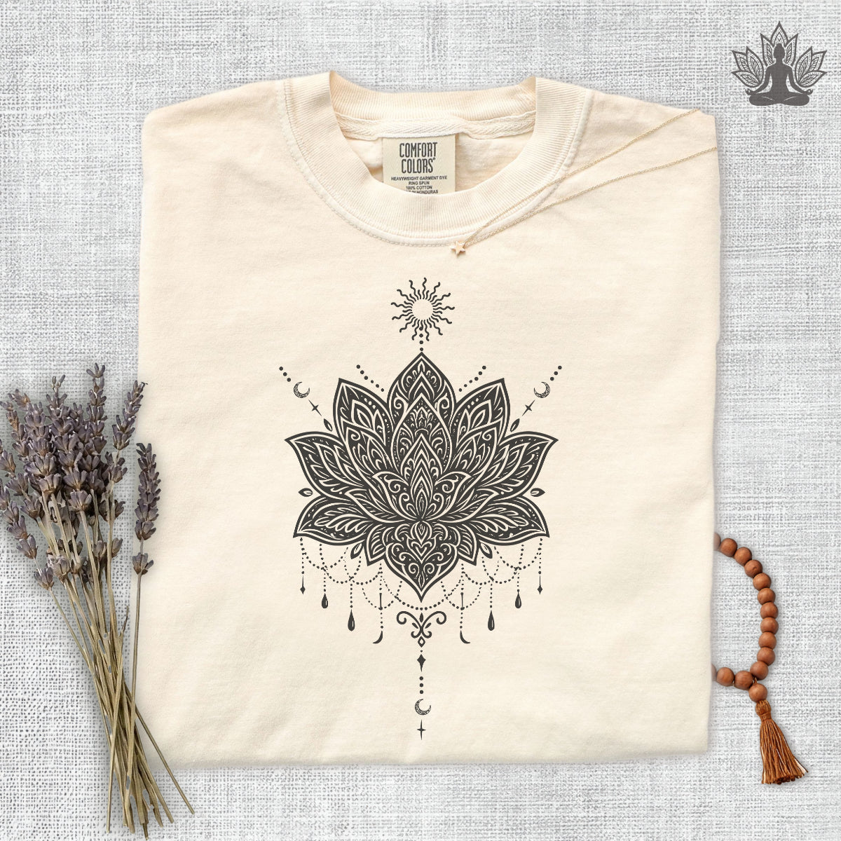 Celestial Lotus Comfort Colors Tee