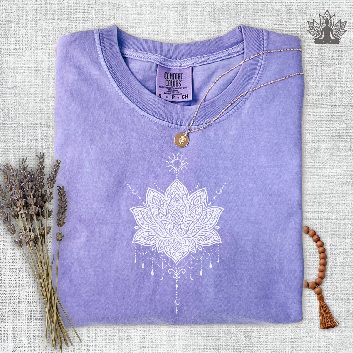 Celestial Lotus Comfort Colors Tee
