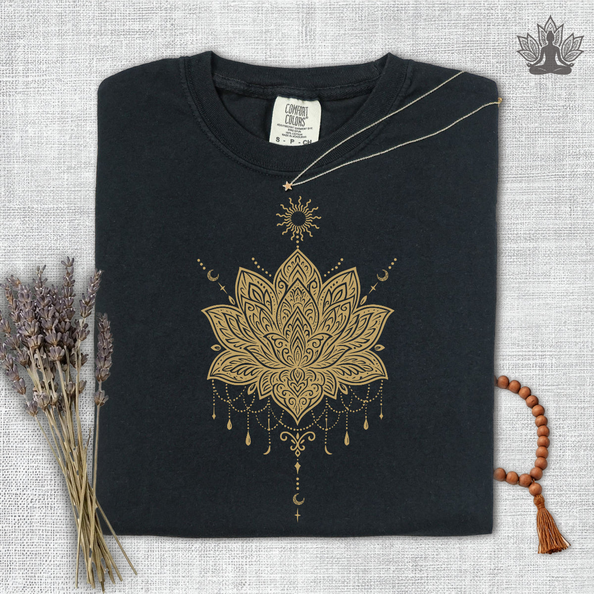Celestial Lotus Comfort Colors Tee