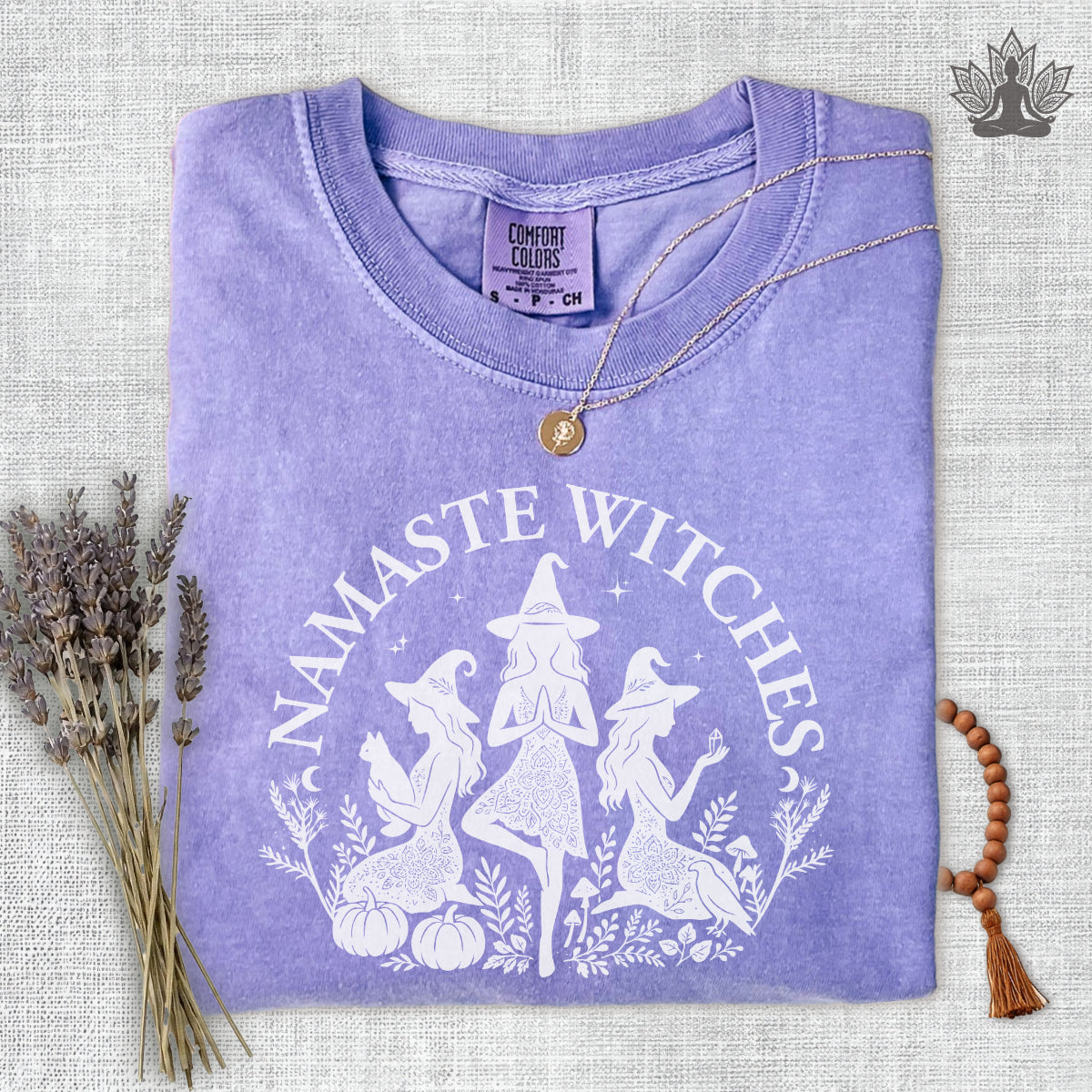 Namaste Witches Comfort Colors Tee