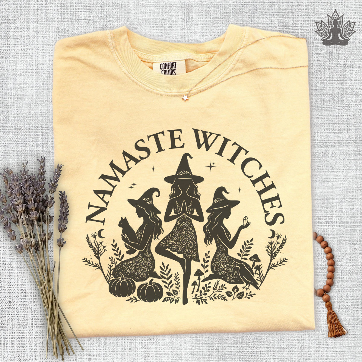 Namaste Witches Comfort Colors Tee