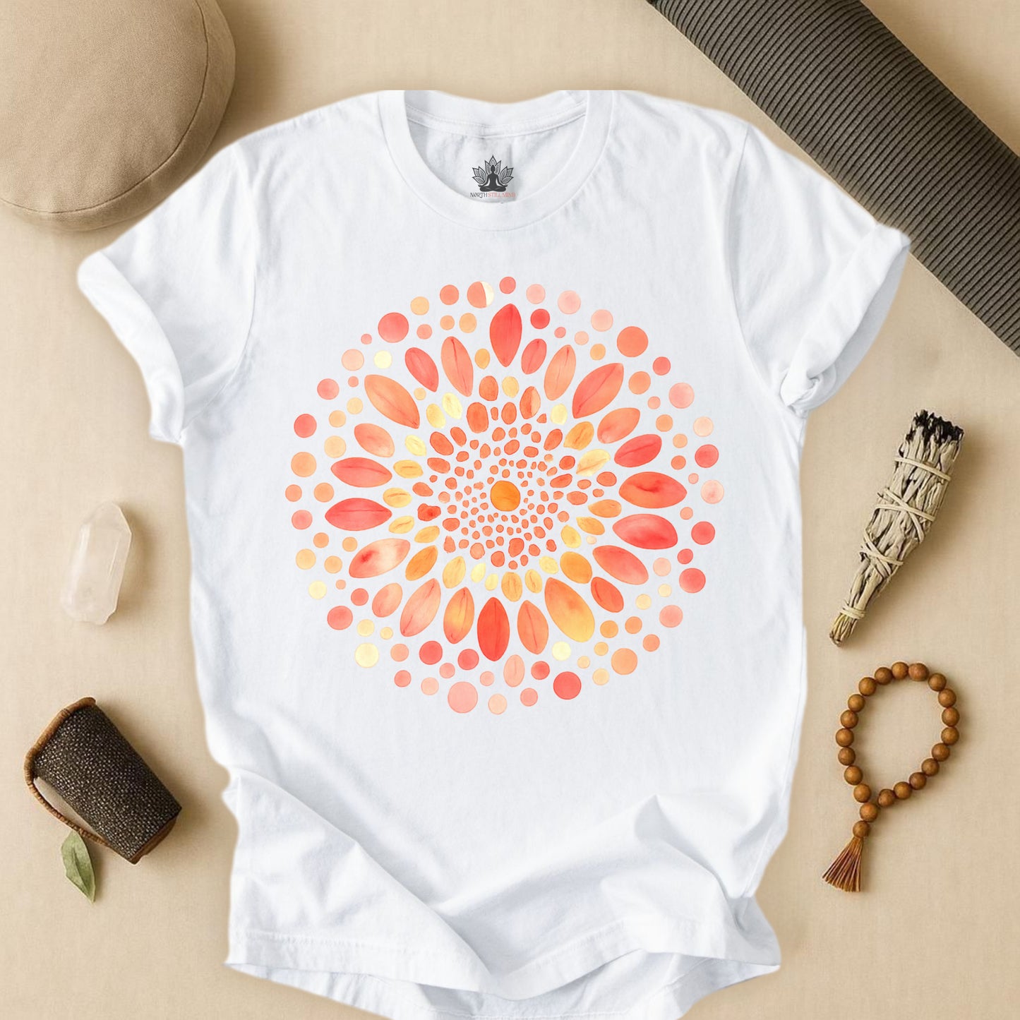 Watercolor Mandala Tee