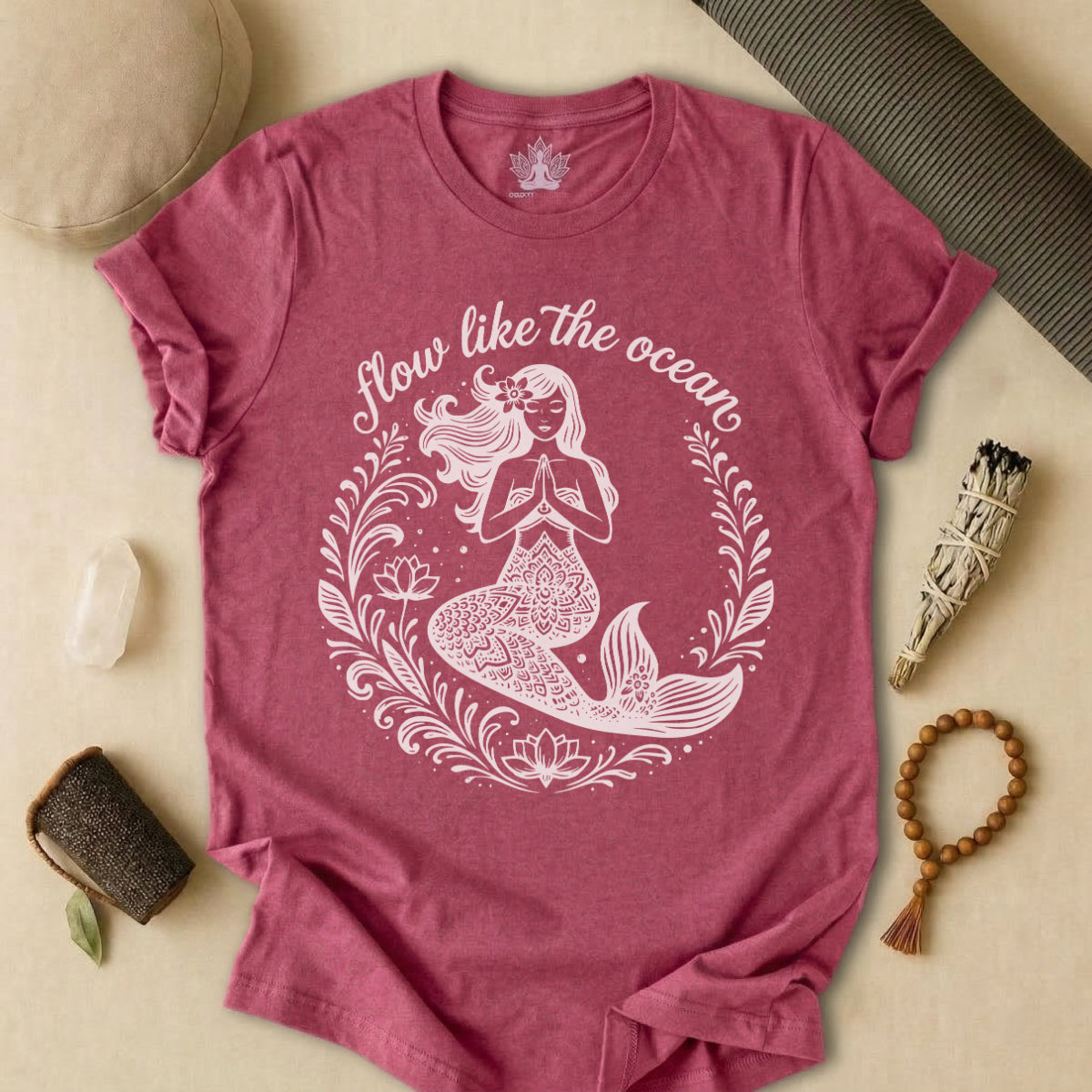 Mermaid Flow Like The Ocean Tee