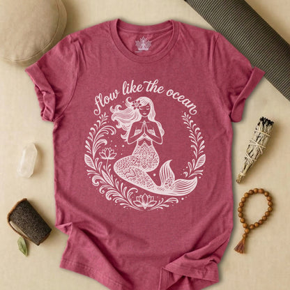 Mermaid Flow Like The Ocean Tee