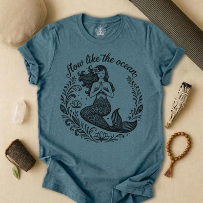 Mermaid Flow Like The Ocean Tee