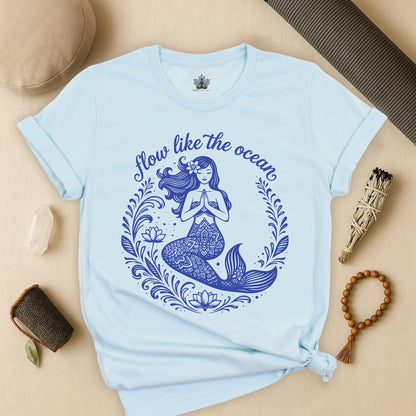 Mermaid Flow Like The Ocean Tee