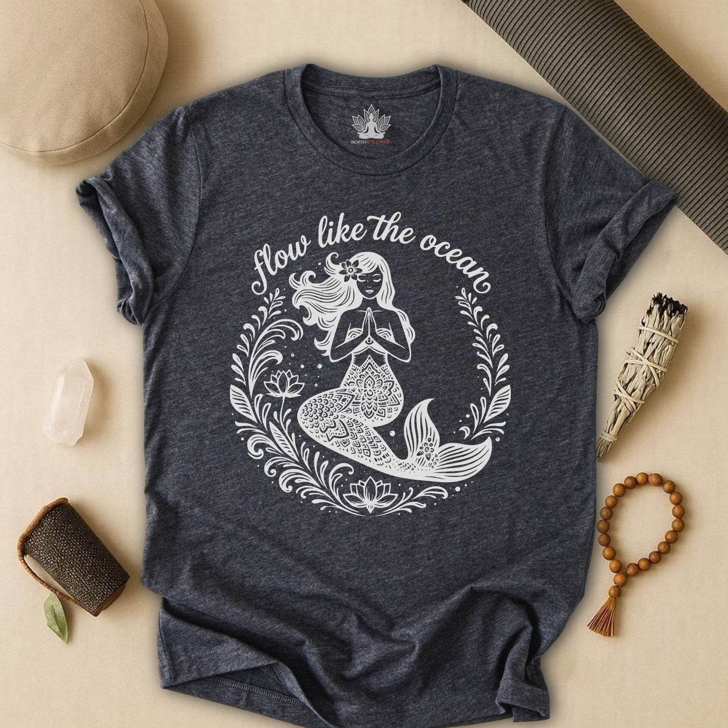 Mermaid Flow Like The Ocean Tee