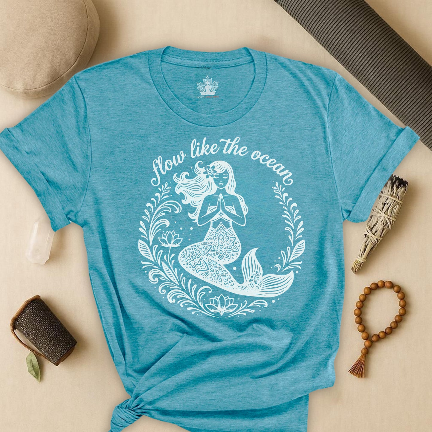 Mermaid Flow Like The Ocean Tee