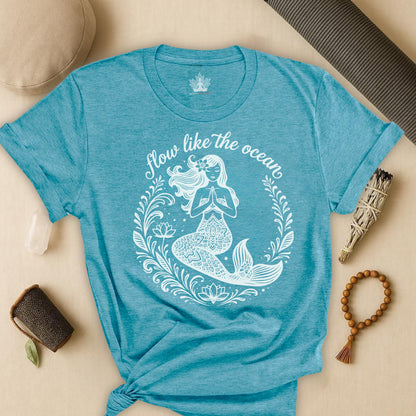 Mermaid Flow Like The Ocean Tee