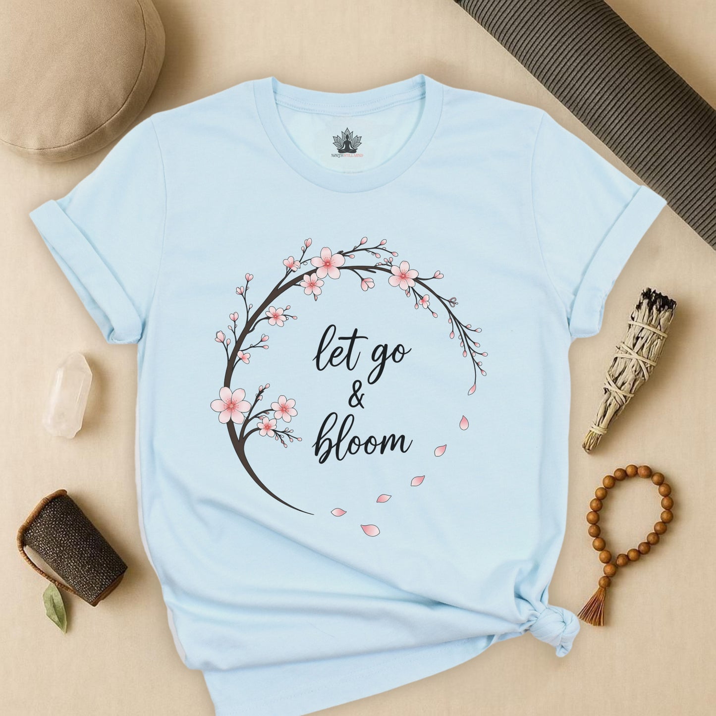 Let Go & Bloom Cherry Blossoms Tee