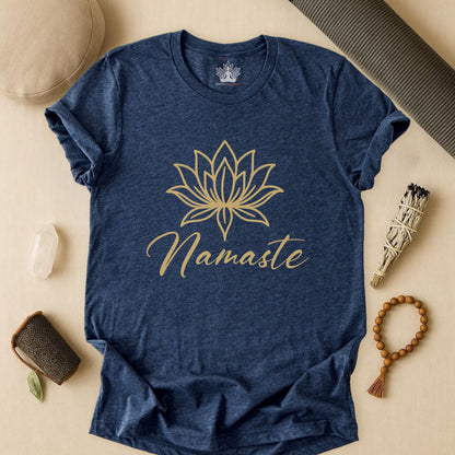 Namaste Lotus Tee