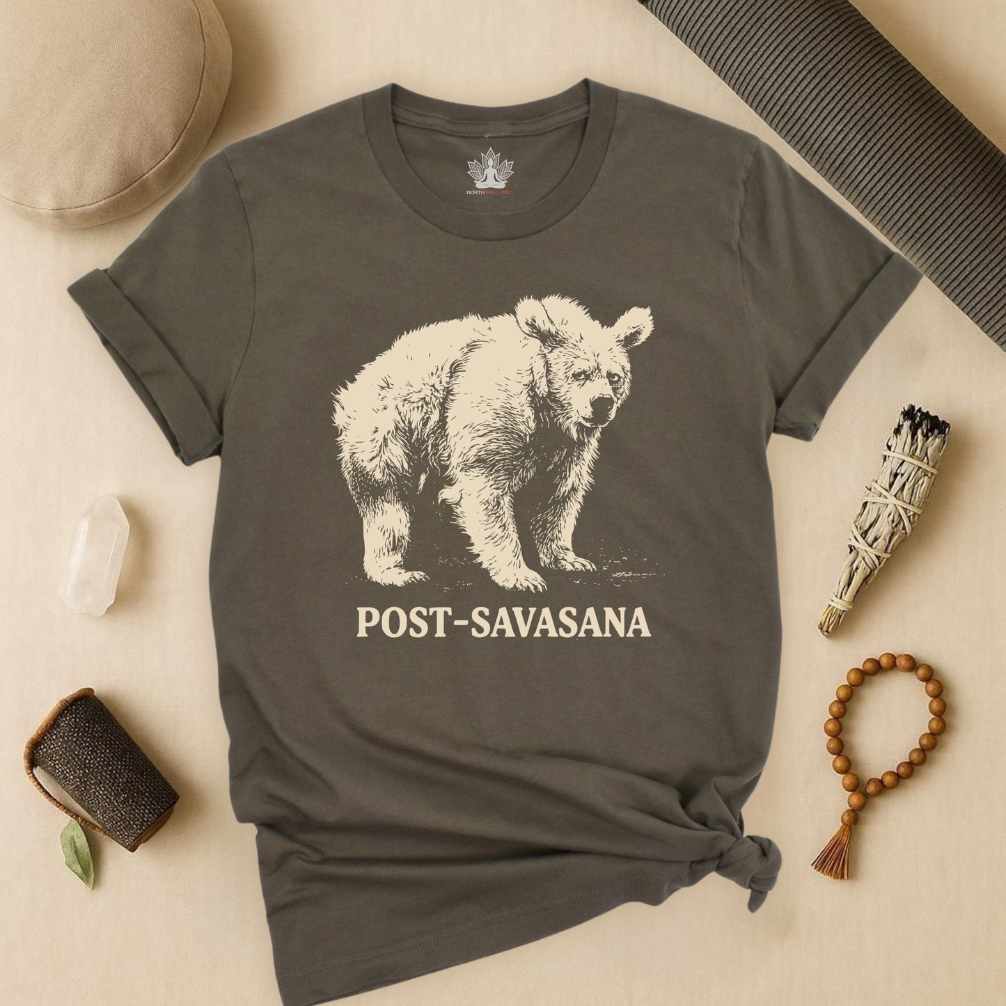 Post-Savasana Sleepy Bear Tee