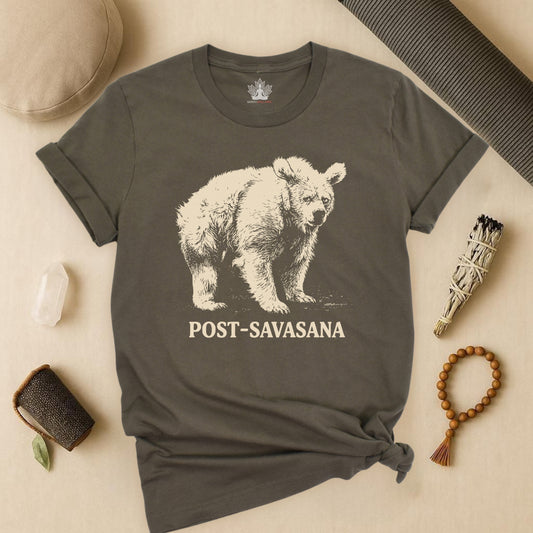 Post-Savasana Sleepy Bear Tee