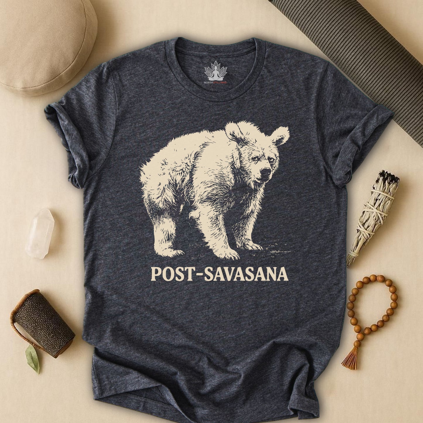 Post-Savasana Sleepy Bear Tee