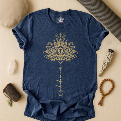 Balance Within – Lotus Yoga Tee