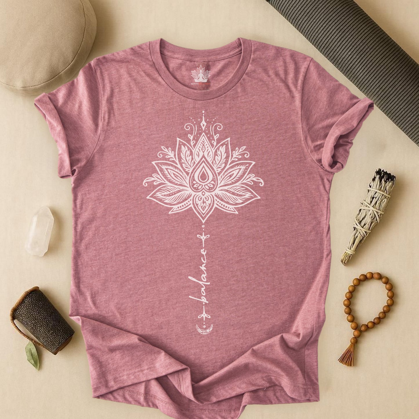 Balance Within – Lotus Yoga Tee