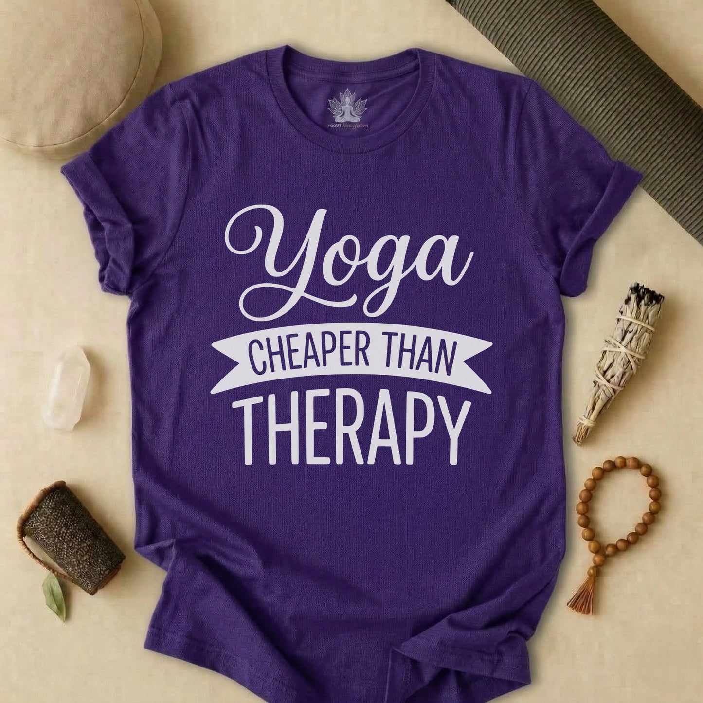Yoga Cheaper Than Therapy Tee