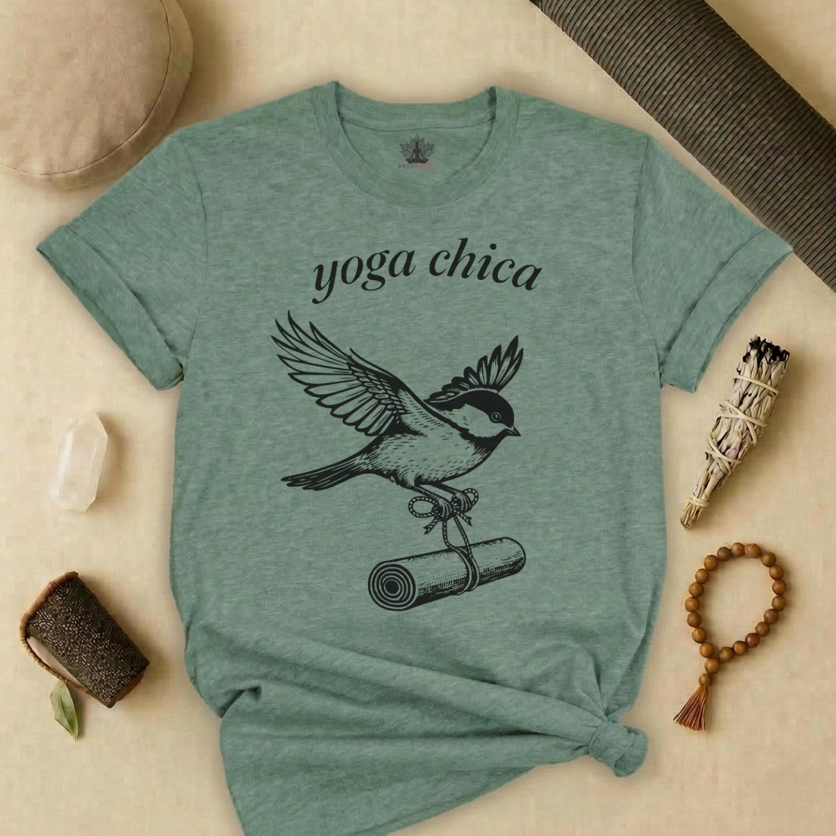 Yoga Chica Chickadee Tee