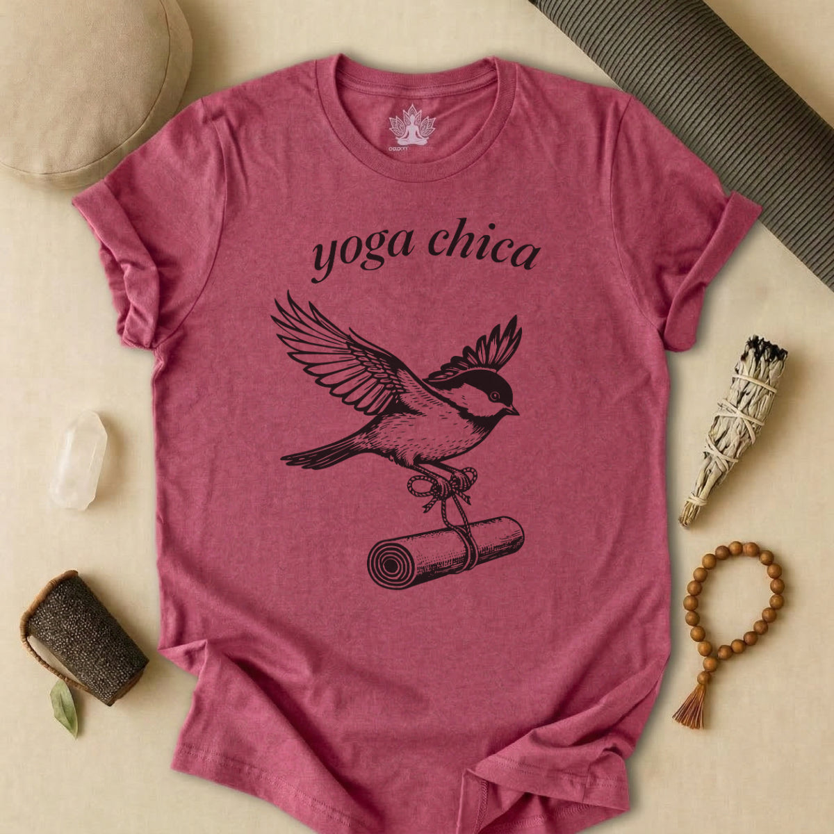 Yoga Chica Chickadee Tee