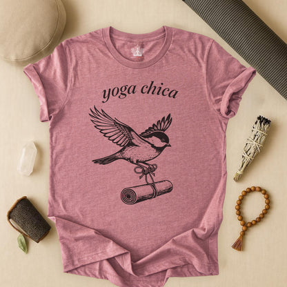 Yoga Chica Chickadee Tee