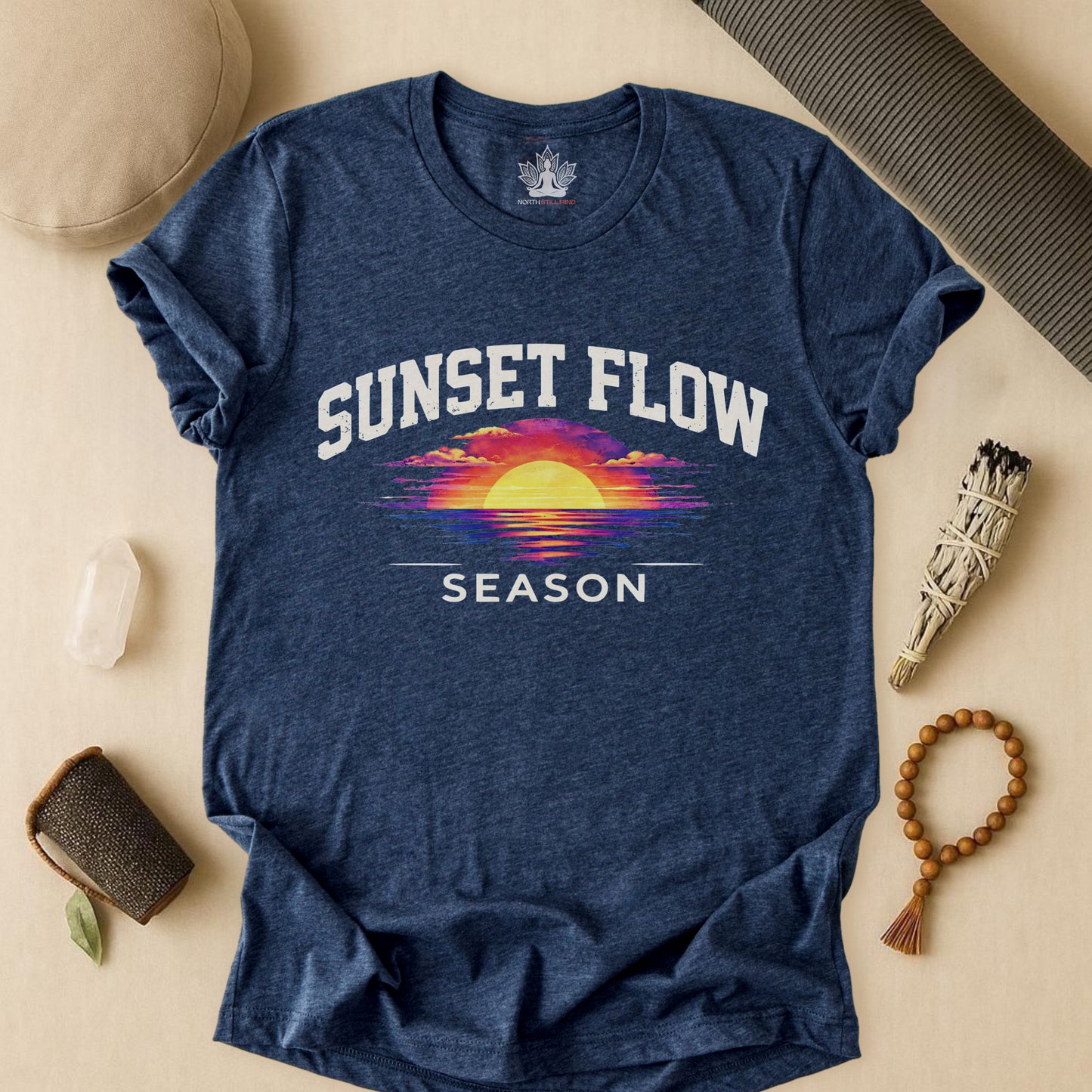 80s Sunset Flow Season Tee