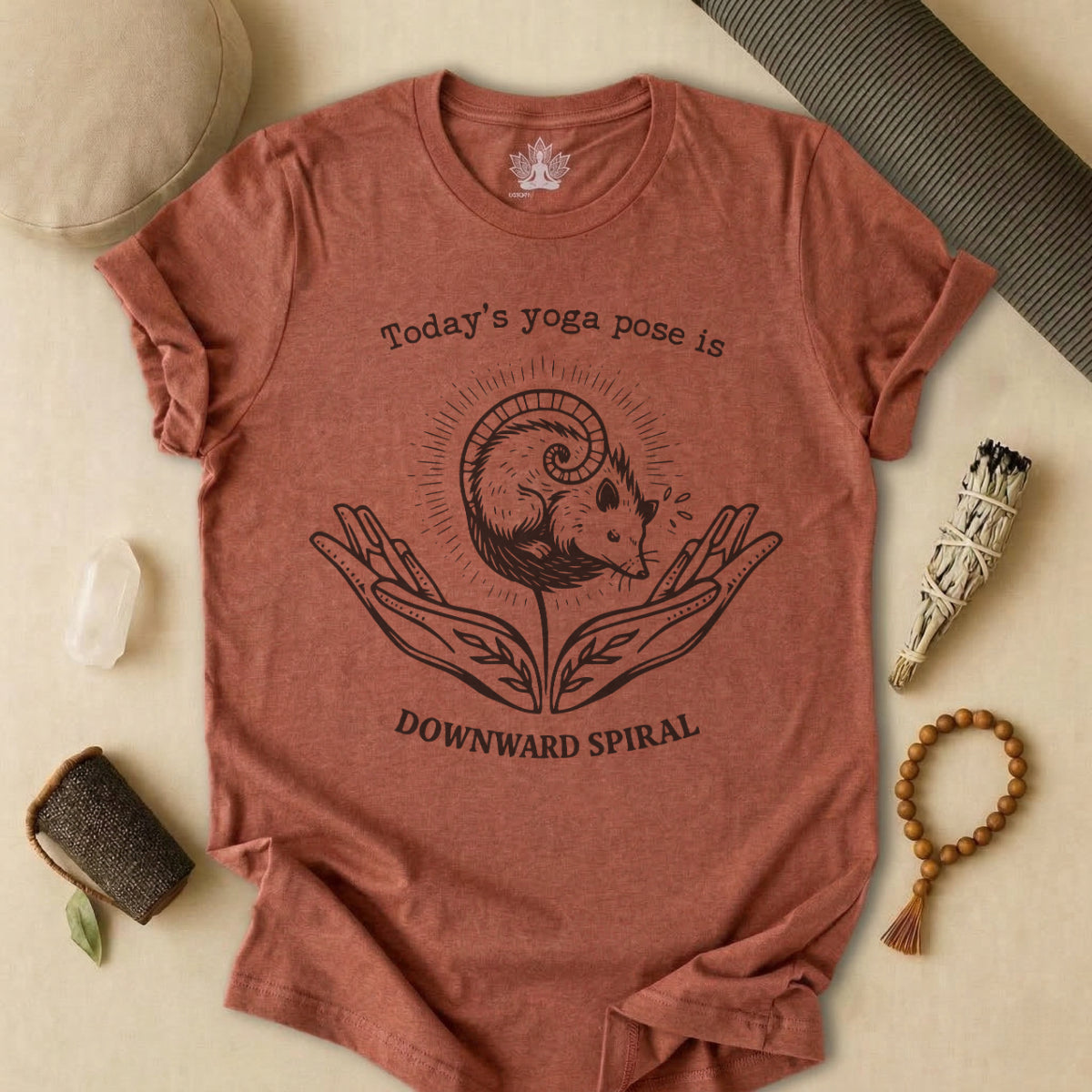Downward Spiral Opossum Tee