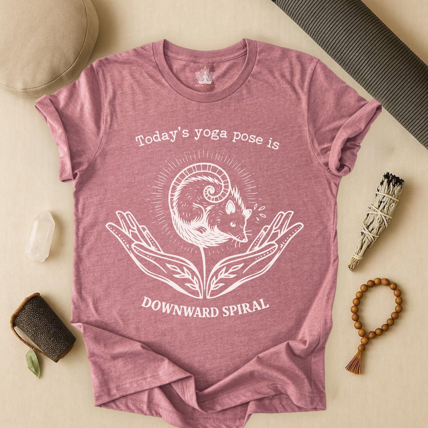 Downward Spiral Opossum Tee