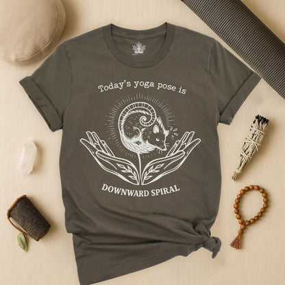 Downward Spiral Opossum Tee