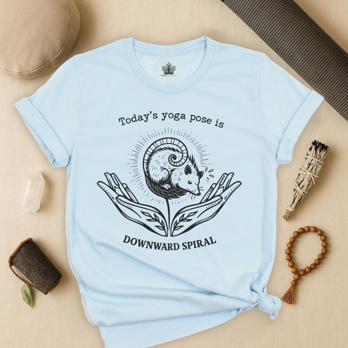 Downward Spiral Opossum Tee