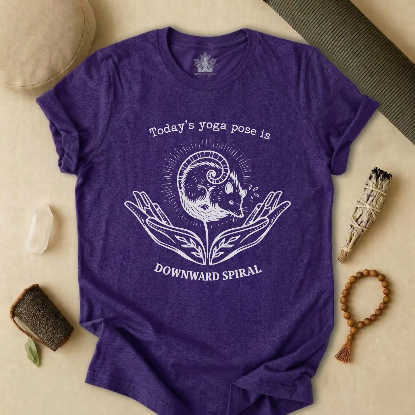 Downward Spiral Opossum Tee