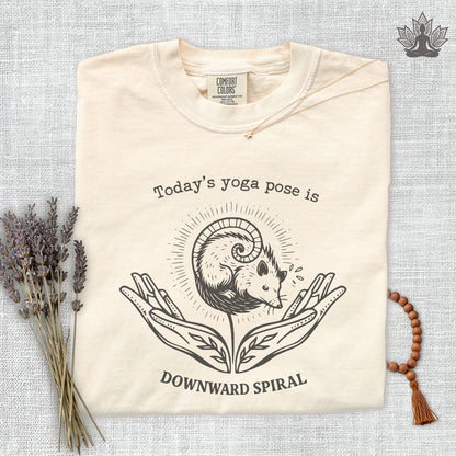 Downward Spiral Opossum Comfort Colors® Tee