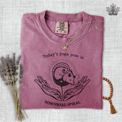 Downward Spiral Opossum Comfort Colors® Tee