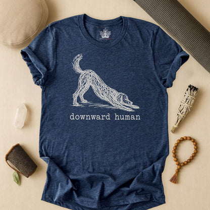Line Art Downward Human Tee