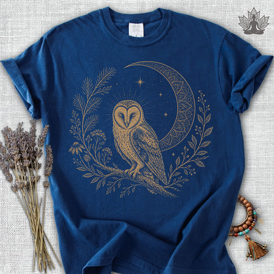 Barn Owl Mandala Moon Comfort Colors® Tee