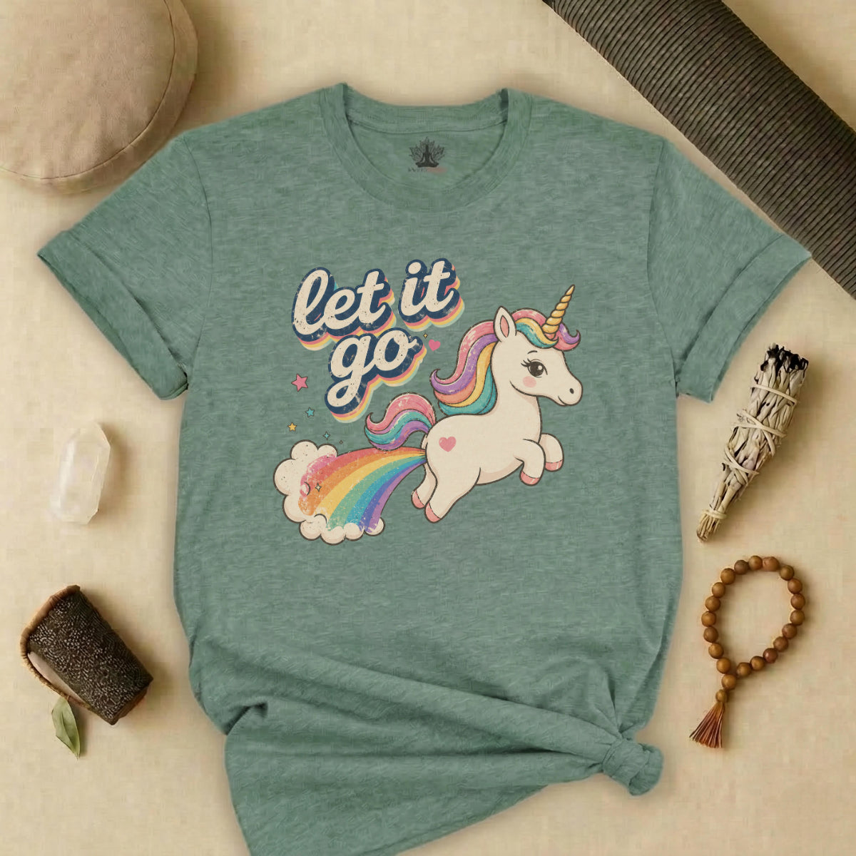 Nostalgia Unicorn Let It Go Tee