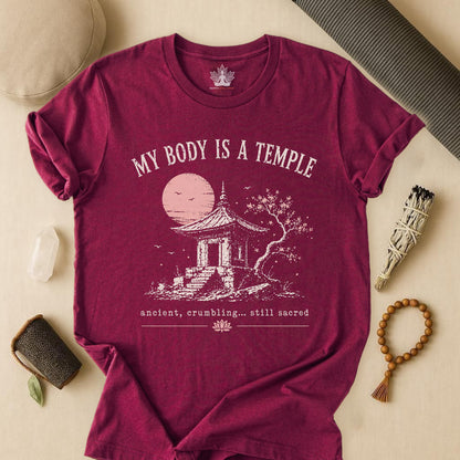 My Body Is A Temple: Ancient, Crambling, Still Sacred Tee
