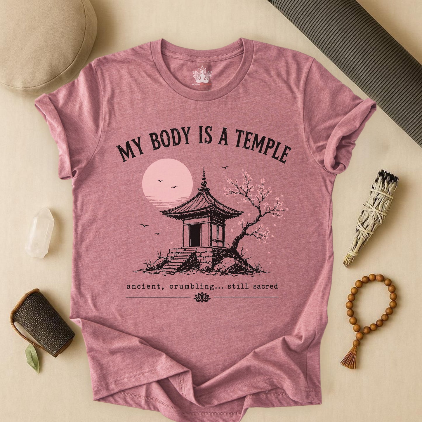 My Body Is A Temple: Ancient, Crambling, Still Sacred Tee