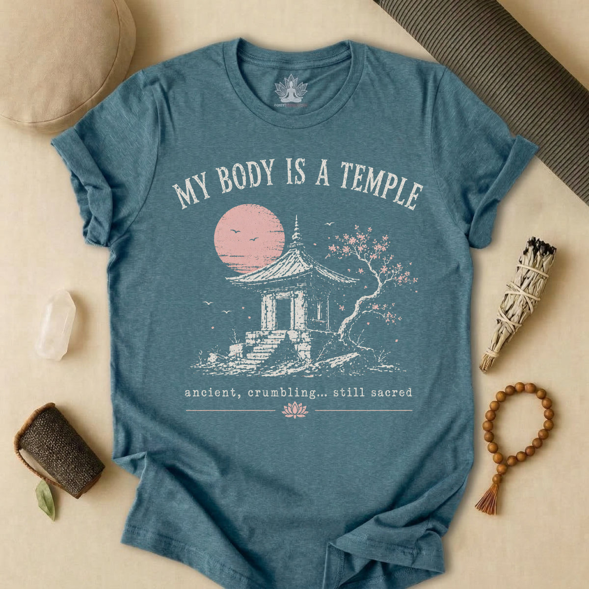 My Body Is A Temple: Ancient, Crambling, Still Sacred Tee